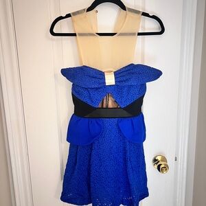 Three Floor Blue luxury dress